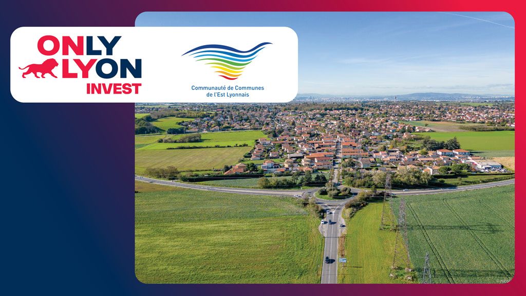 Affiche publicitaire de OnlyLyon et de la communauté de communes du l'Est Lyonnais