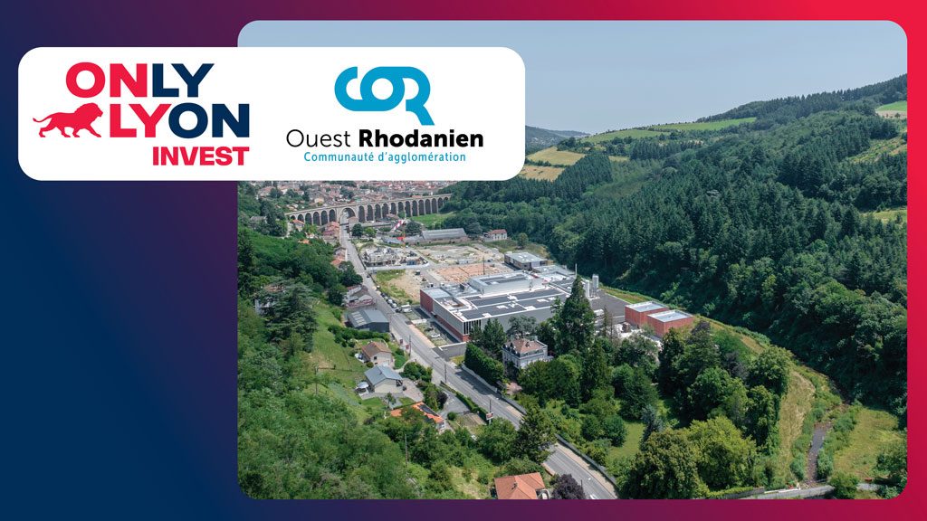 Affiche publicitaire de OnlyLyon et de la communauté d'agglomération de l'Ouest Rhodanien